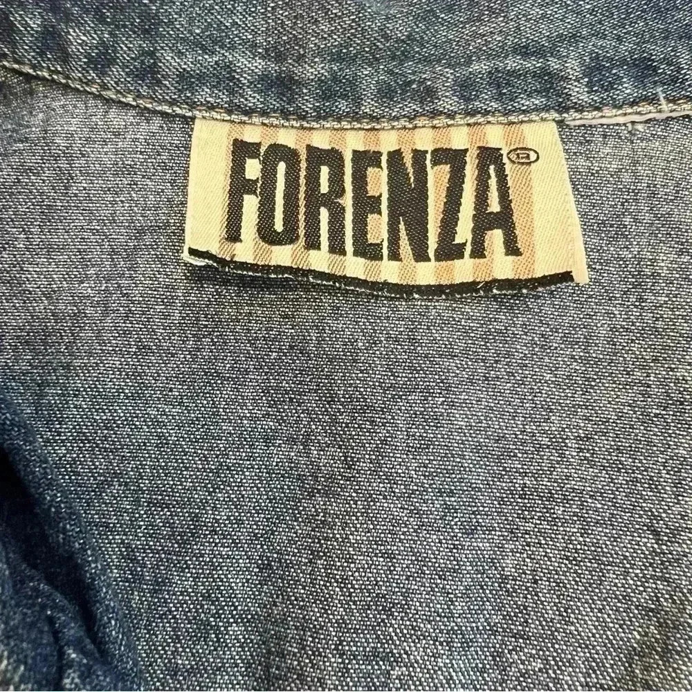 VTG Forenza 80's Style Denim Jean Jacket - Picture 4 of 4